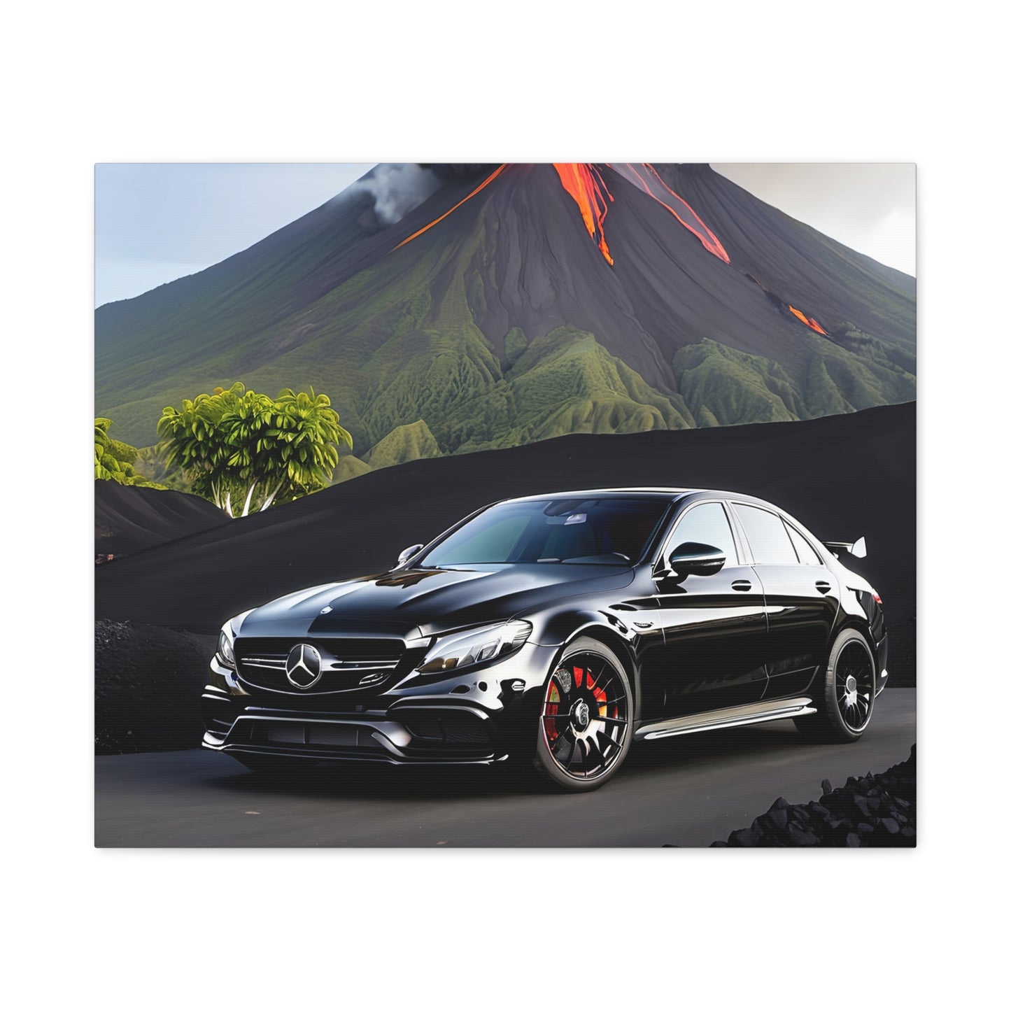 Décoration - Toile magnifique design de la Mercedes-AMG C63