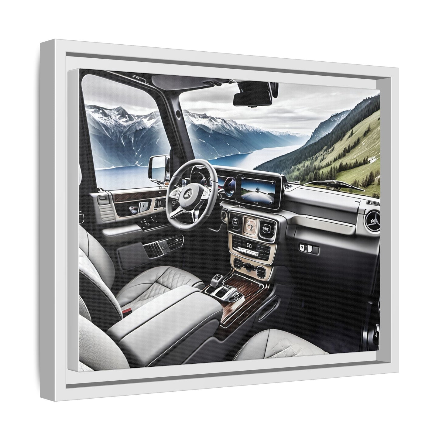 Magnifique toile, intérieur Mercedes Benz classe G