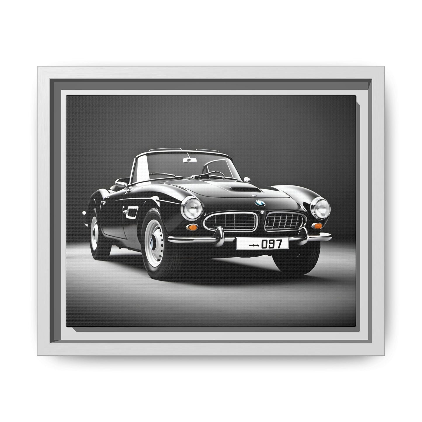 Toile encadrée inspirée d'une belle BMW 507