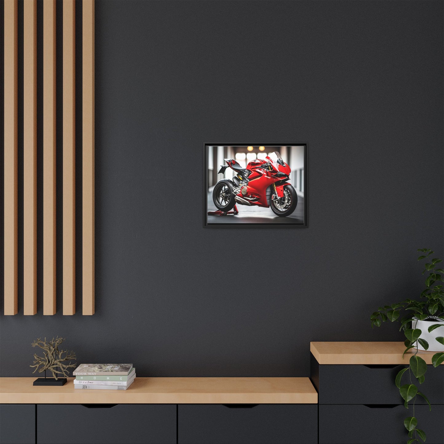 Toile, inspirée d'une jolie ducati panigale