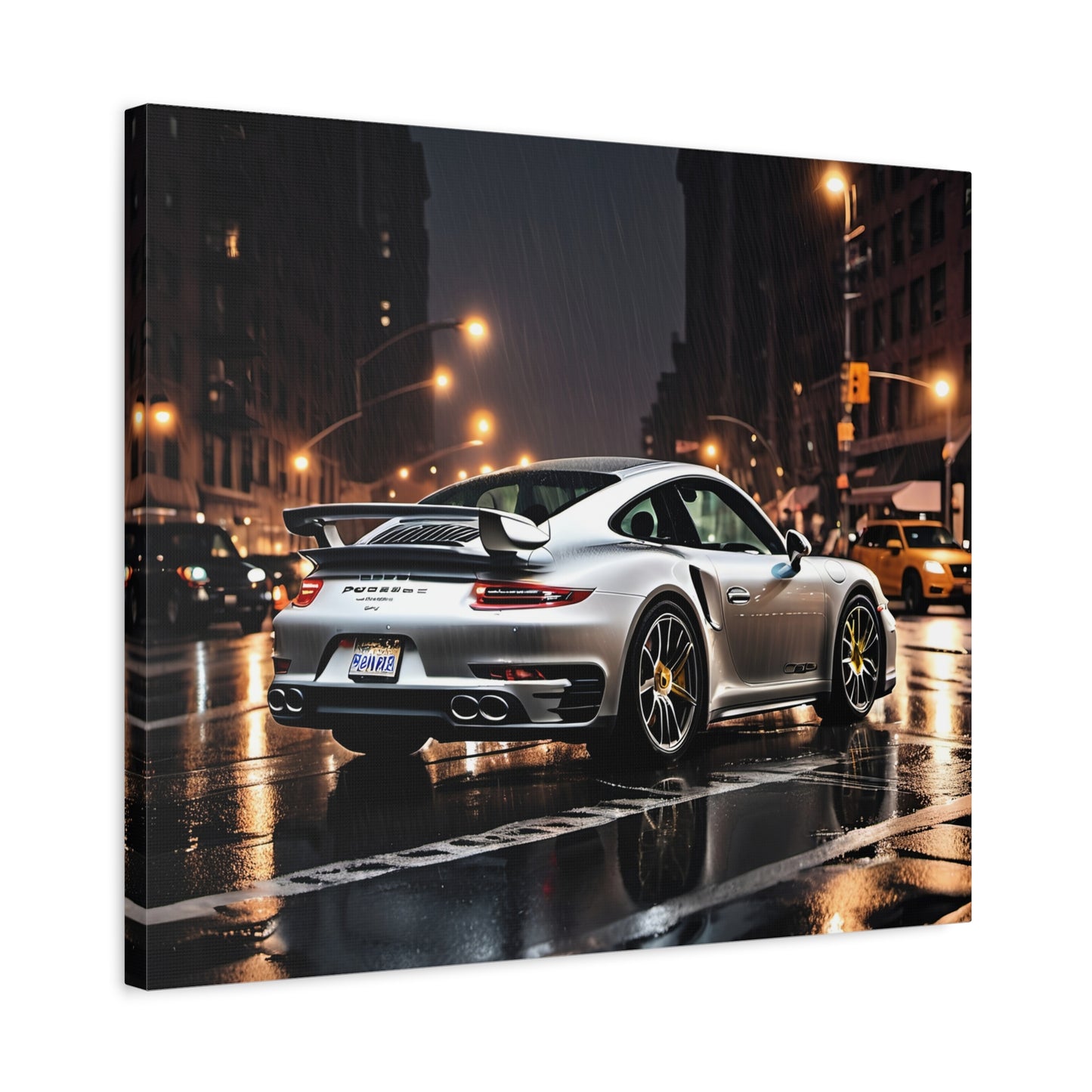 Décoration toile murale design de la Porsche 911 Turbo S