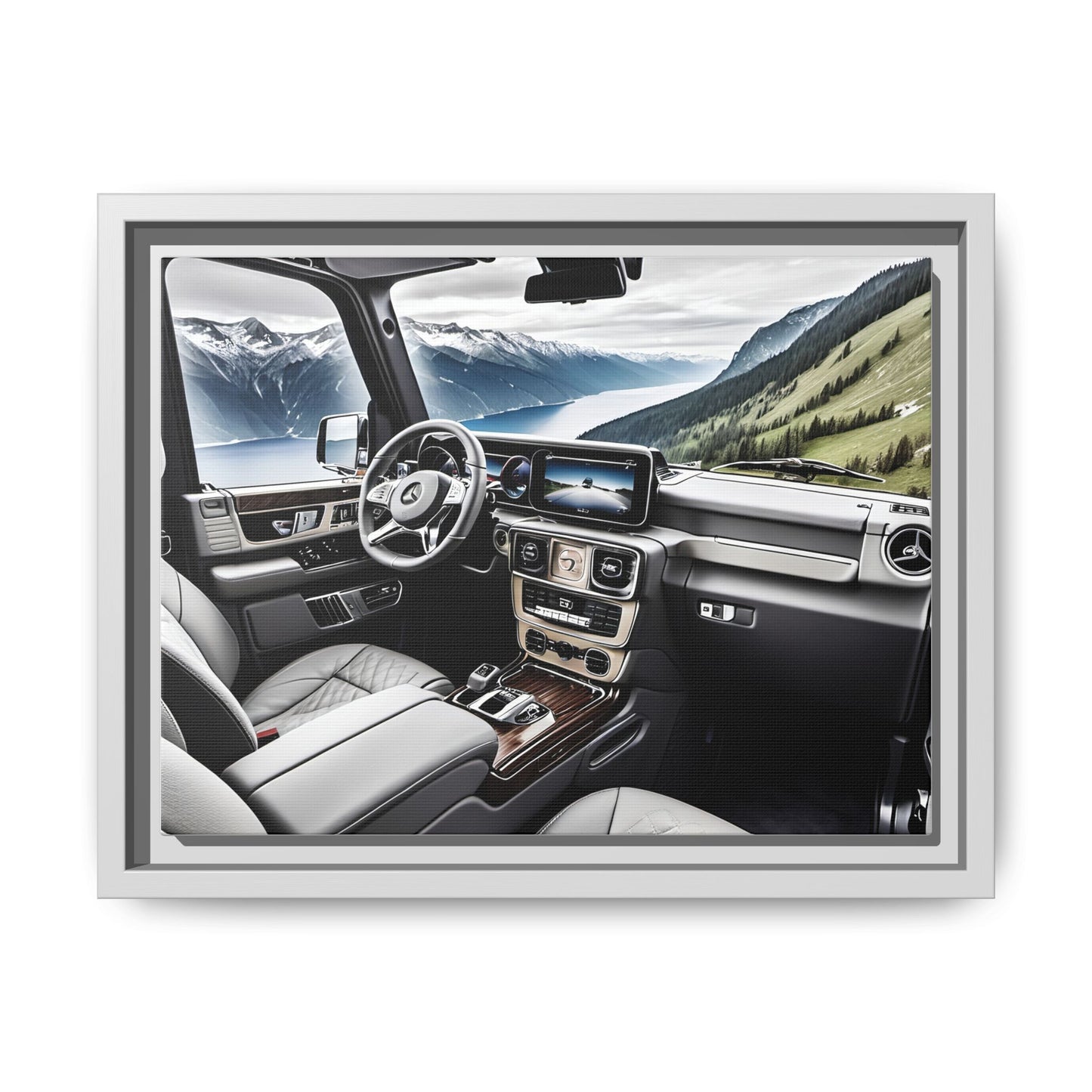 Magnifique toile, intérieur Mercedes Benz classe G