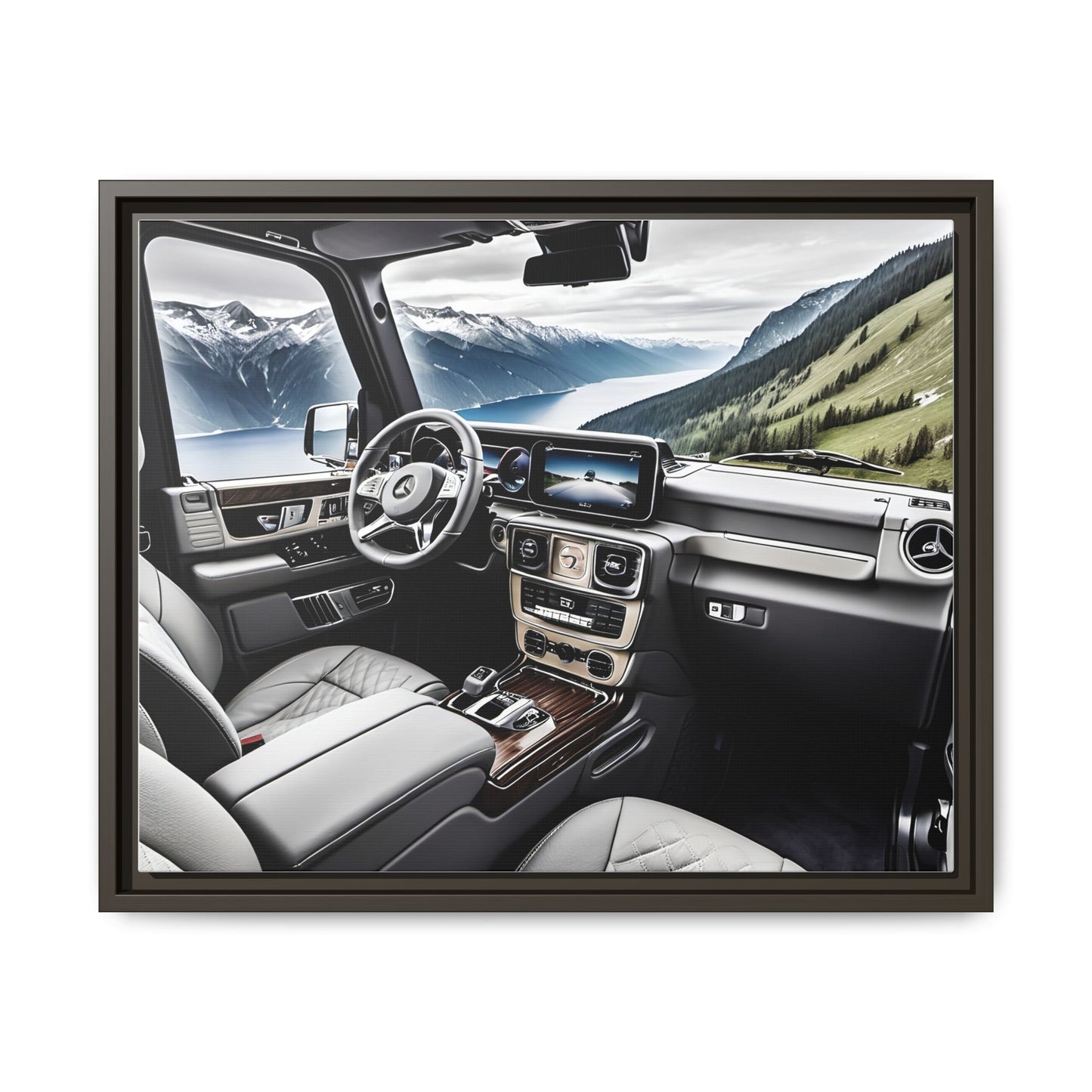 Magnifique toile, intérieur Mercedes Benz classe G