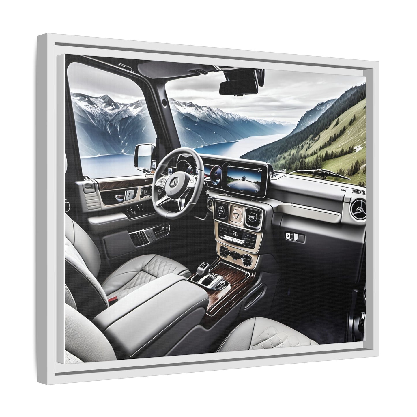 Magnifique toile, intérieur Mercedes Benz classe G