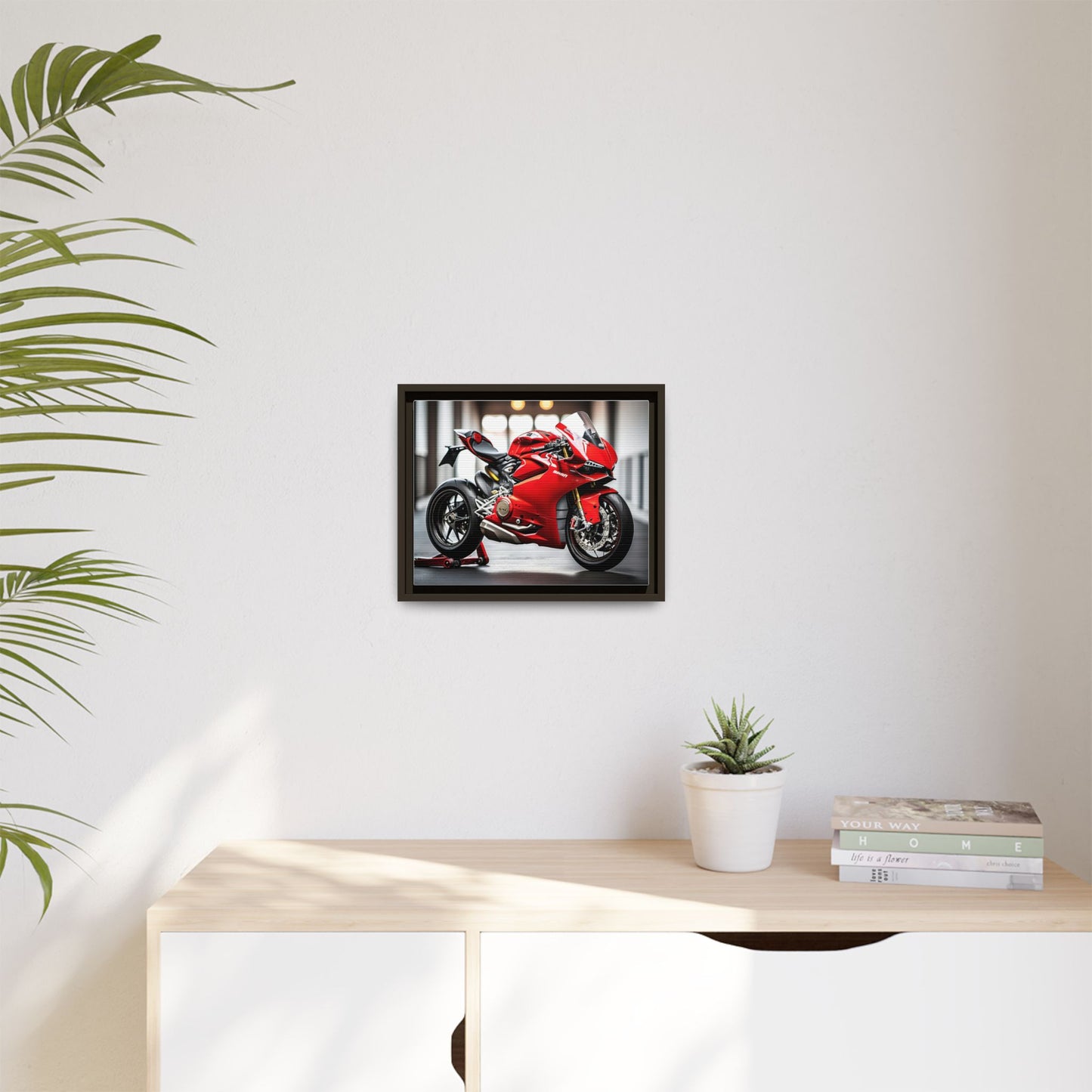 Toile, inspirée d'une jolie ducati panigale