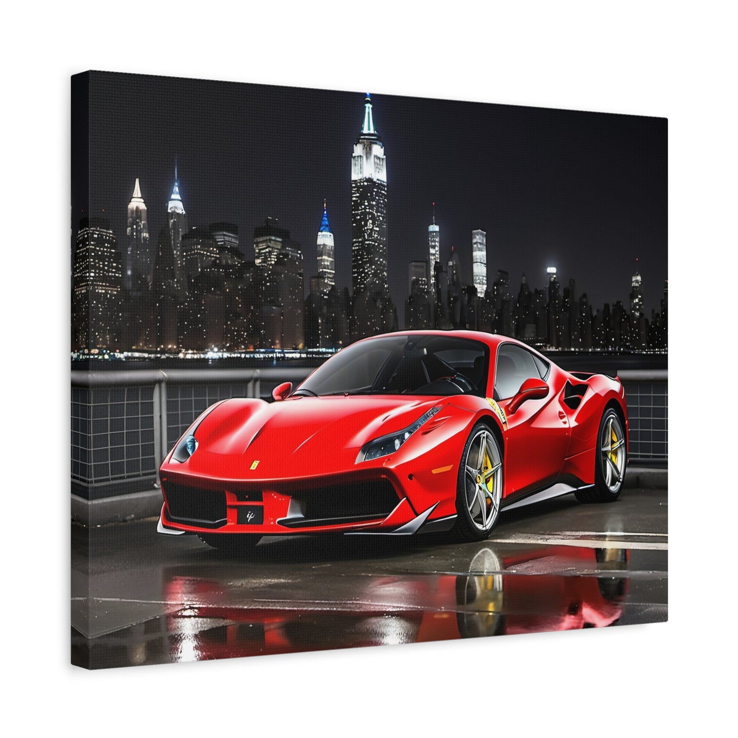 Décoration - toile design de la Ferrari 488