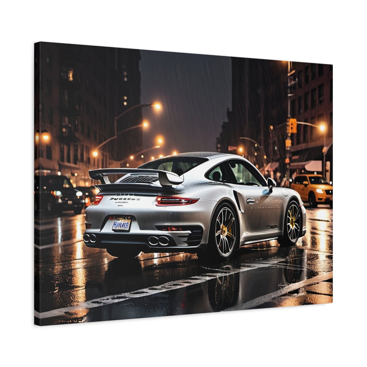 Décoration toile murale design de la Porsche 911 Turbo S