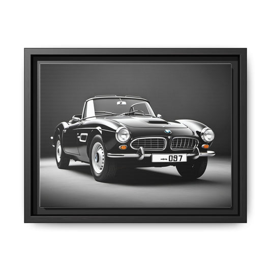 Toile encadrée inspirée d'une belle BMW 507