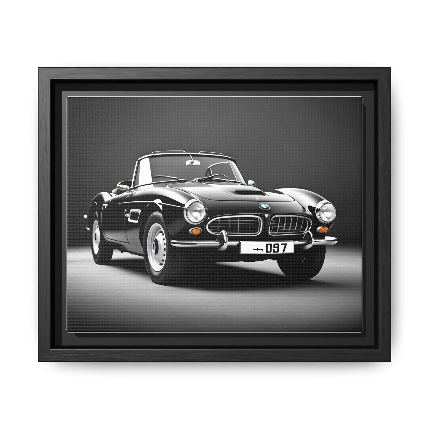 Toile encadrée inspirée d'une belle BMW 507