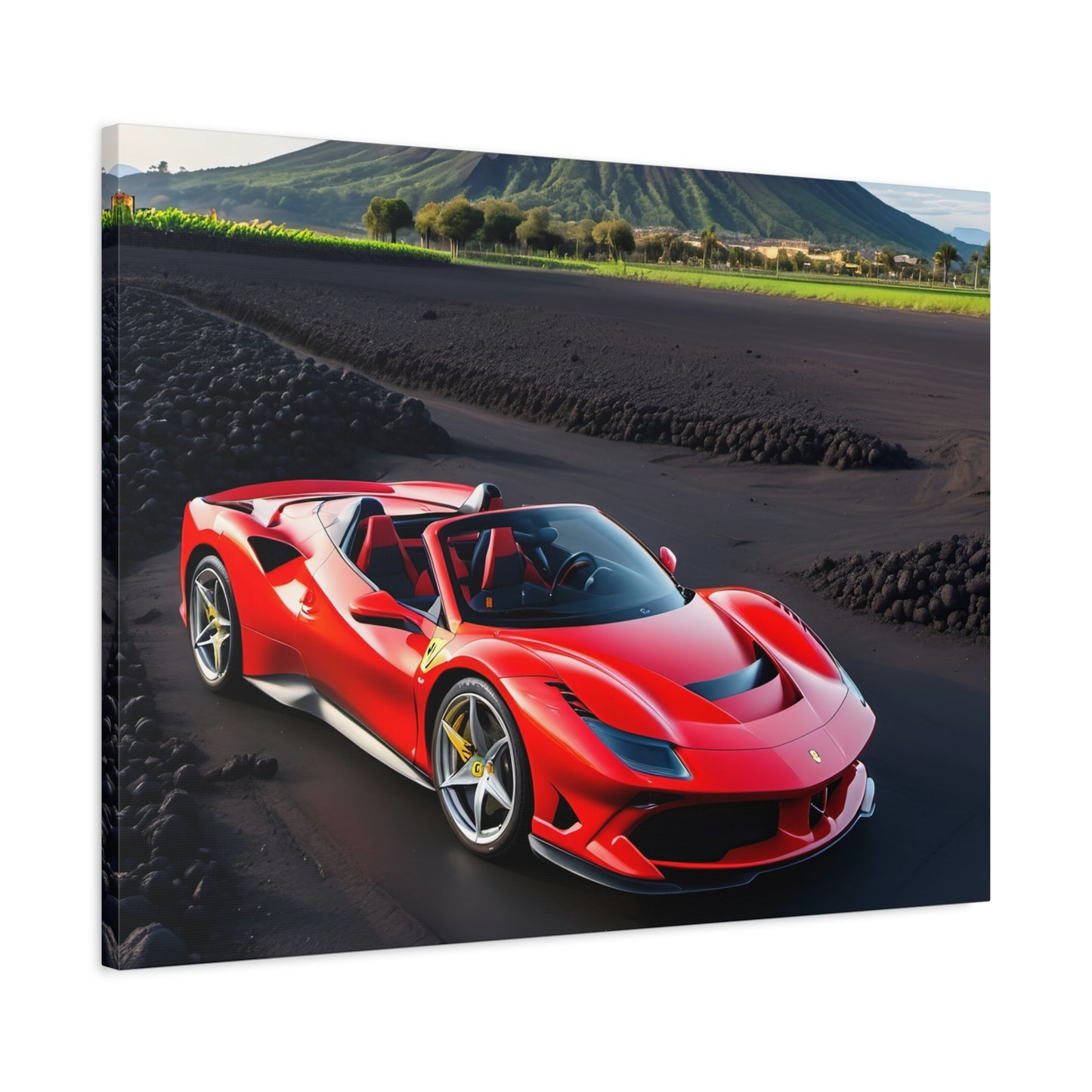 Décoration - Toile design de la Ferrari SF90 Spider