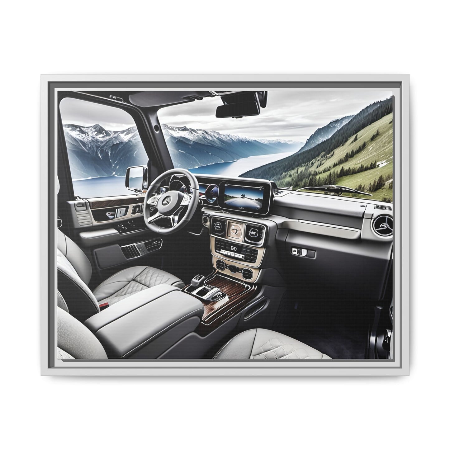 Magnifique toile, intérieur Mercedes Benz classe G