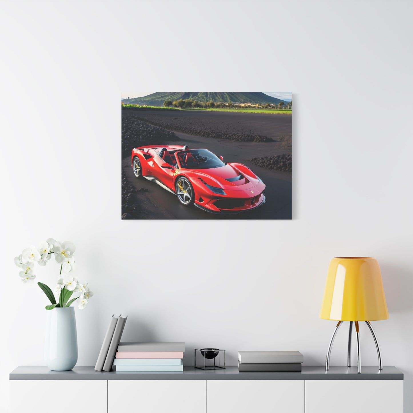 Décoration - Toile design de la Ferrari SF90 Spider