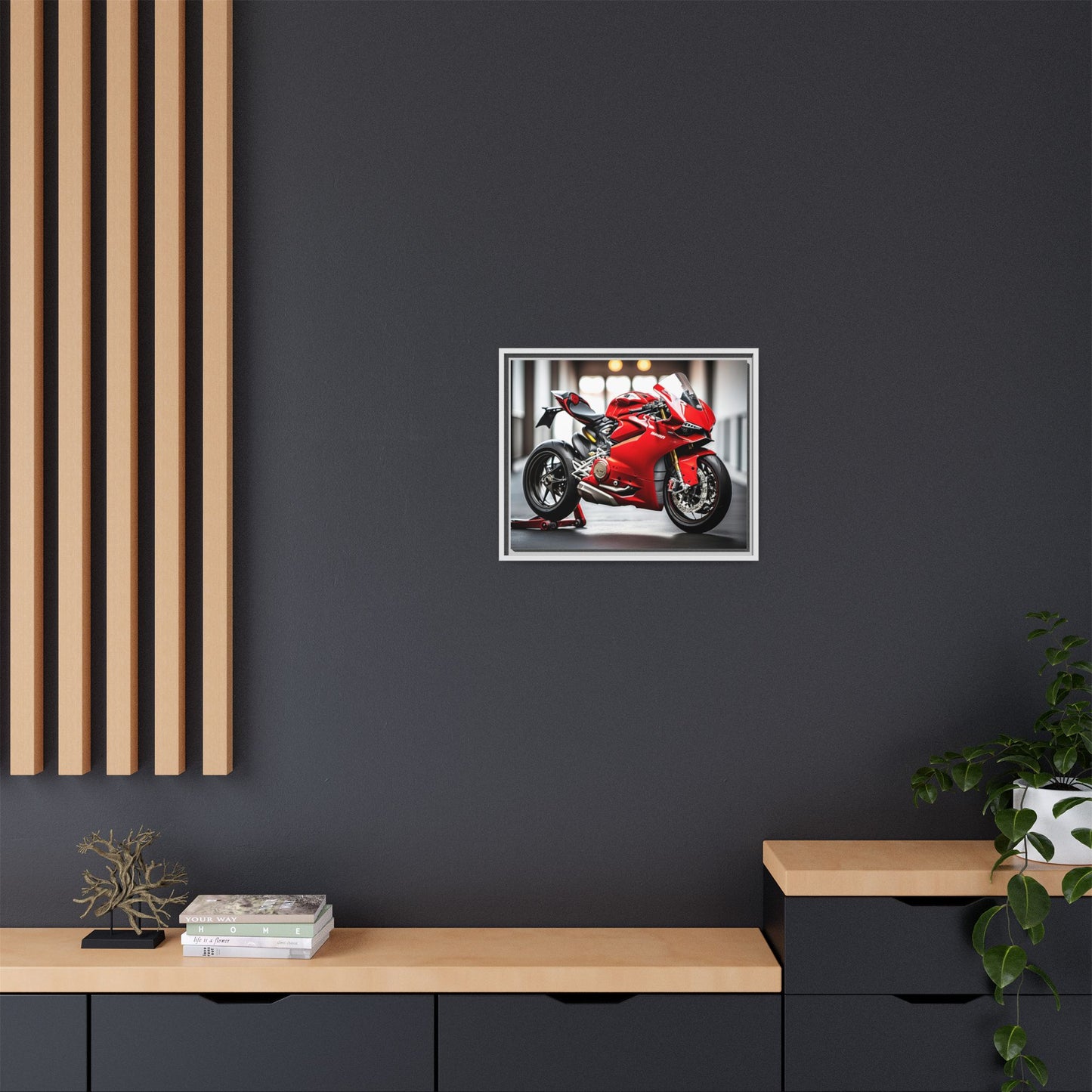 Toile, inspirée d'une jolie ducati panigale