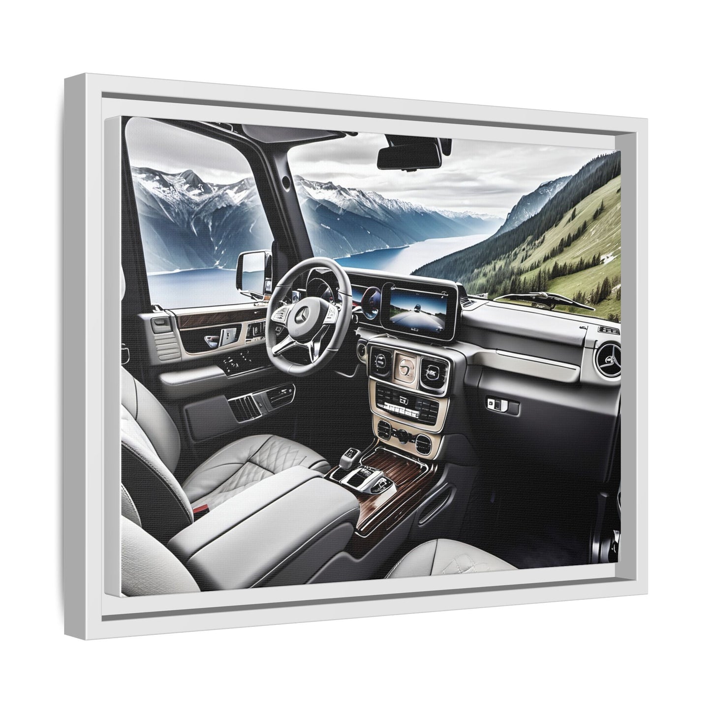 Magnifique toile, intérieur Mercedes Benz classe G