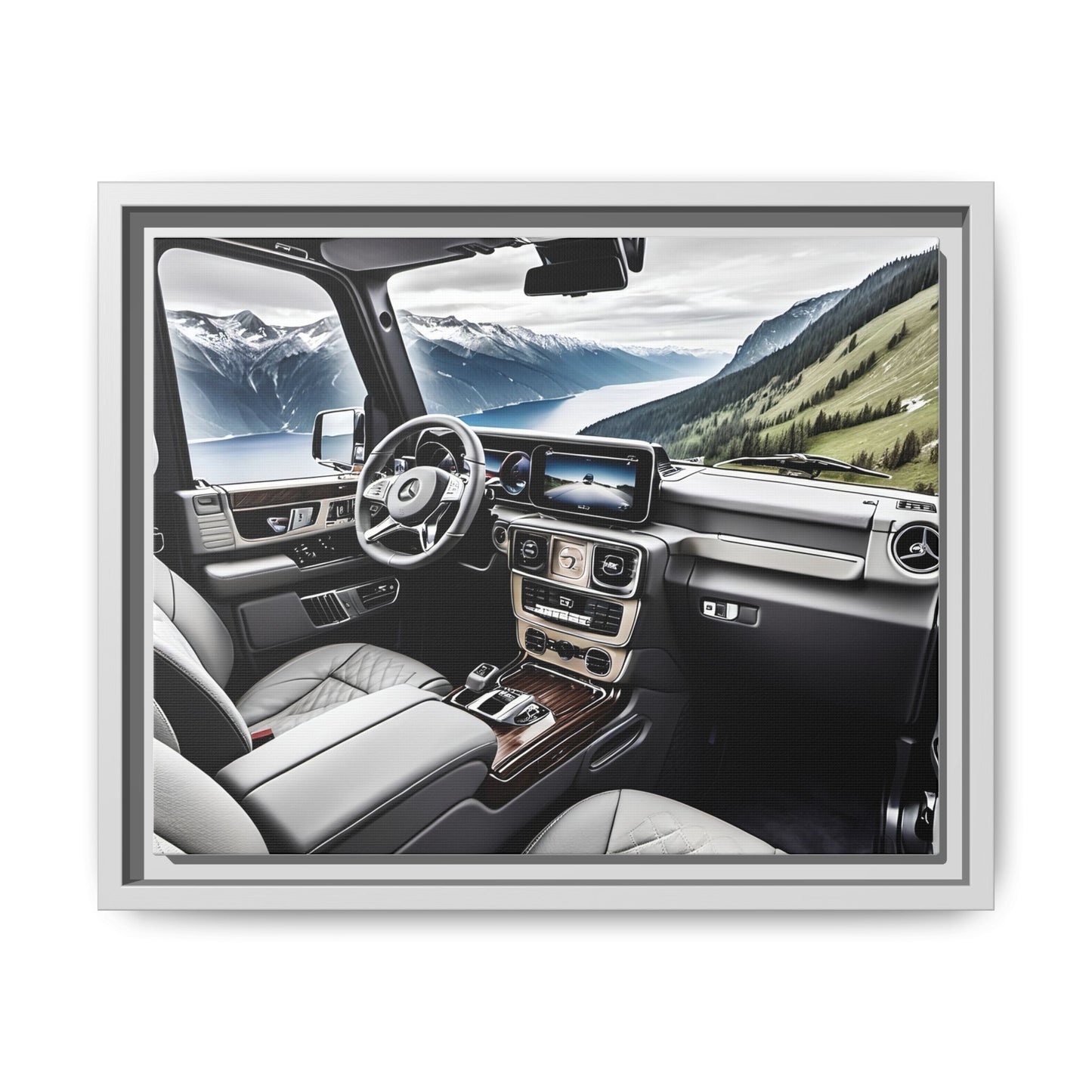 Magnifique toile, intérieur Mercedes Benz classe G