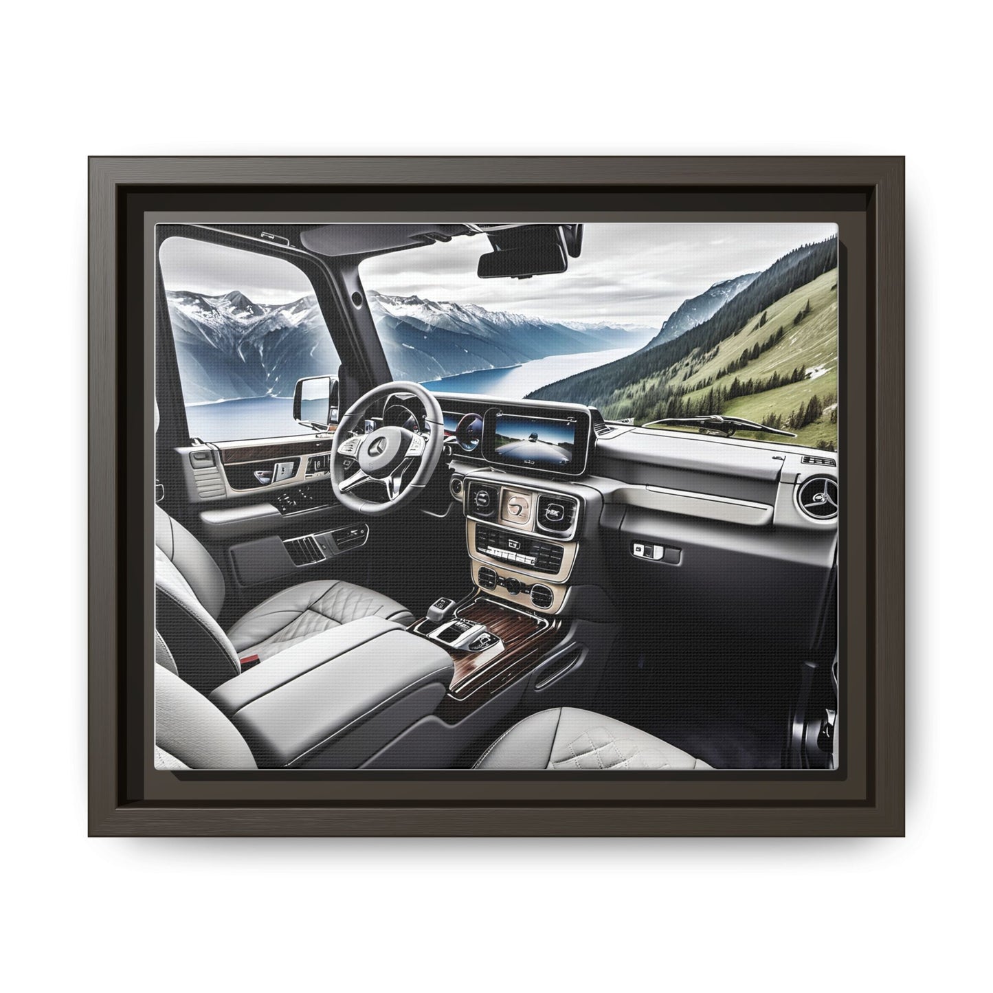 Magnifique toile, intérieur Mercedes Benz classe G