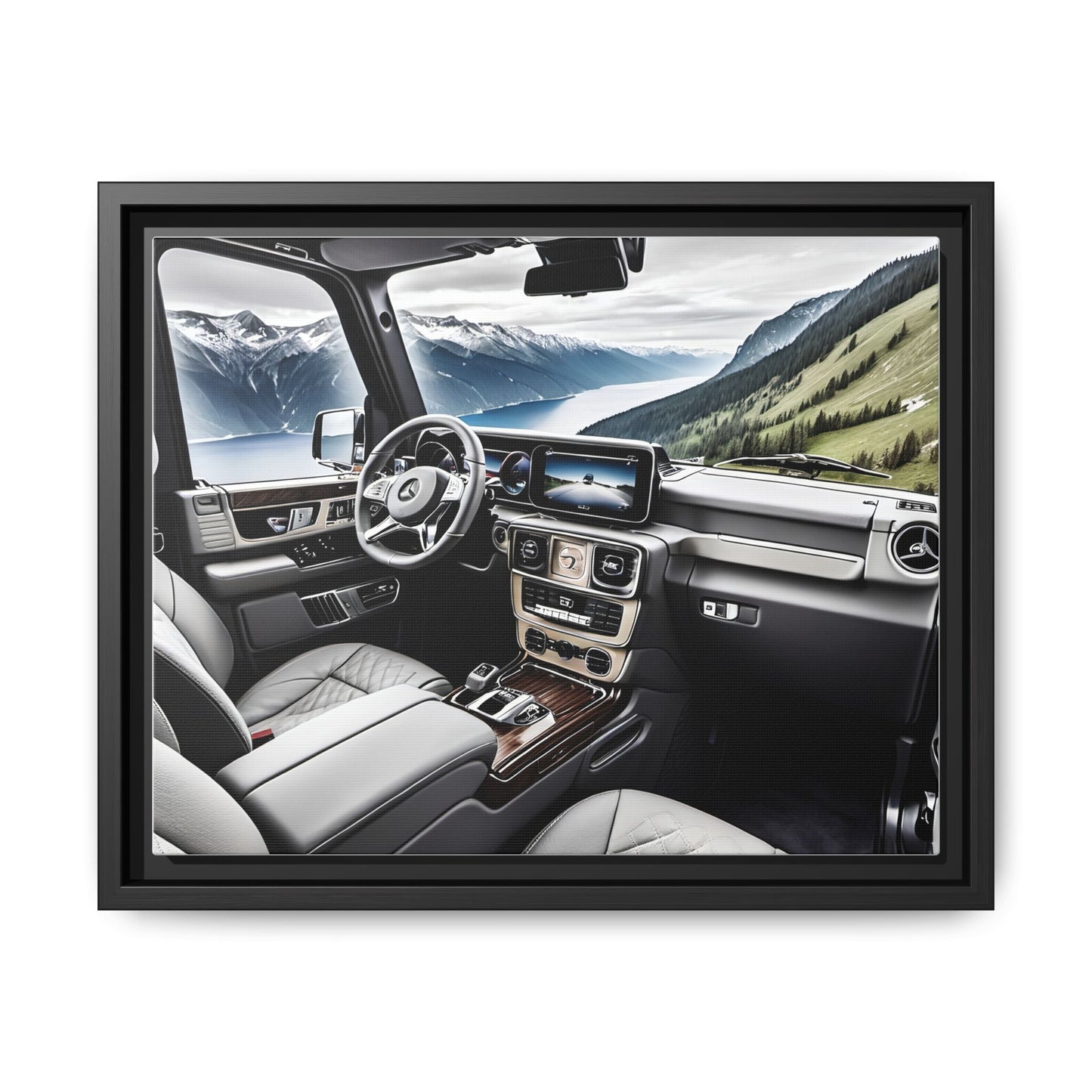 Magnifique toile, intérieur Mercedes Benz classe G