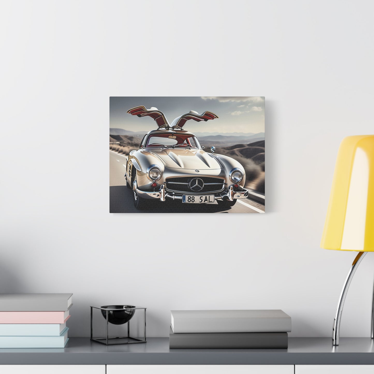 Magnifique toile design d'une Mercedes Benz-décoration