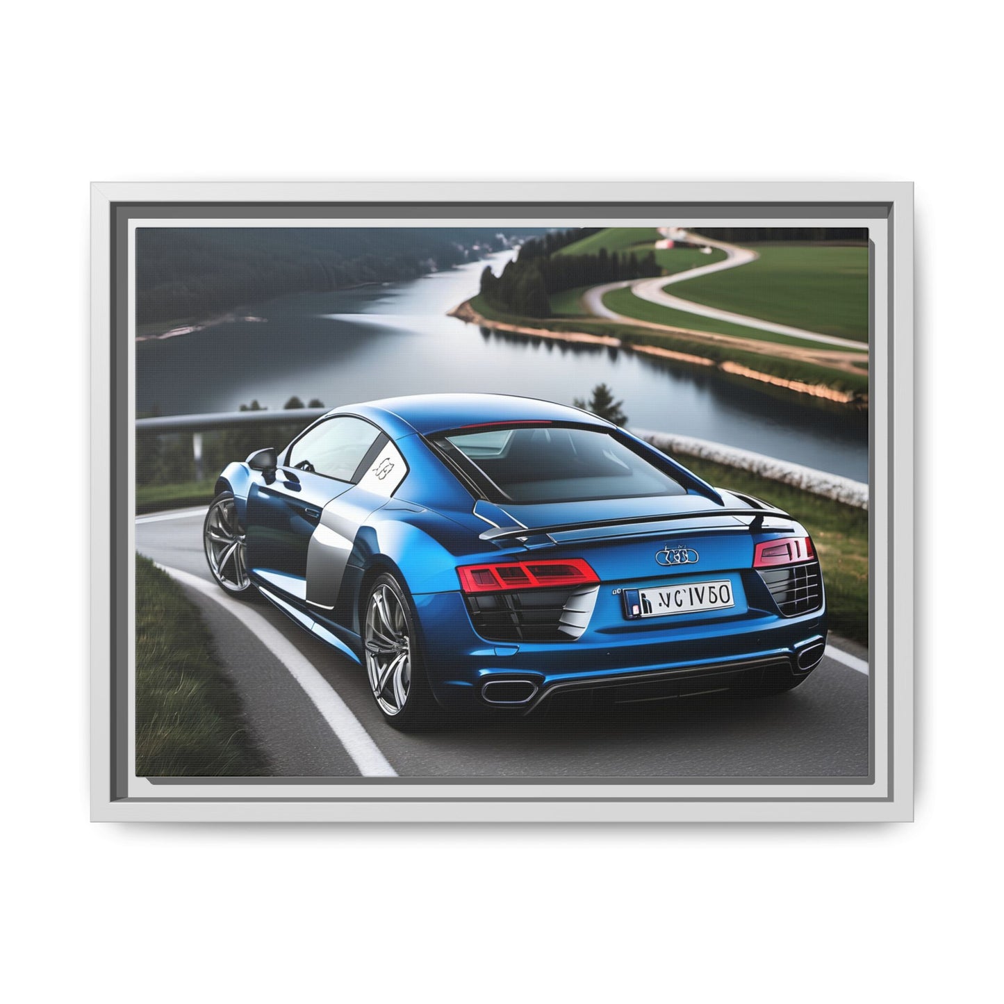 Magnifique toile audi r8-v10