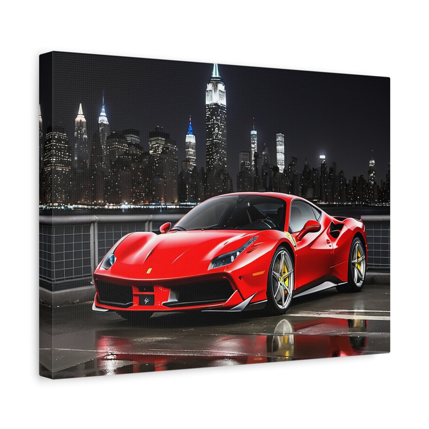 Décoration - toile design de la Ferrari 488