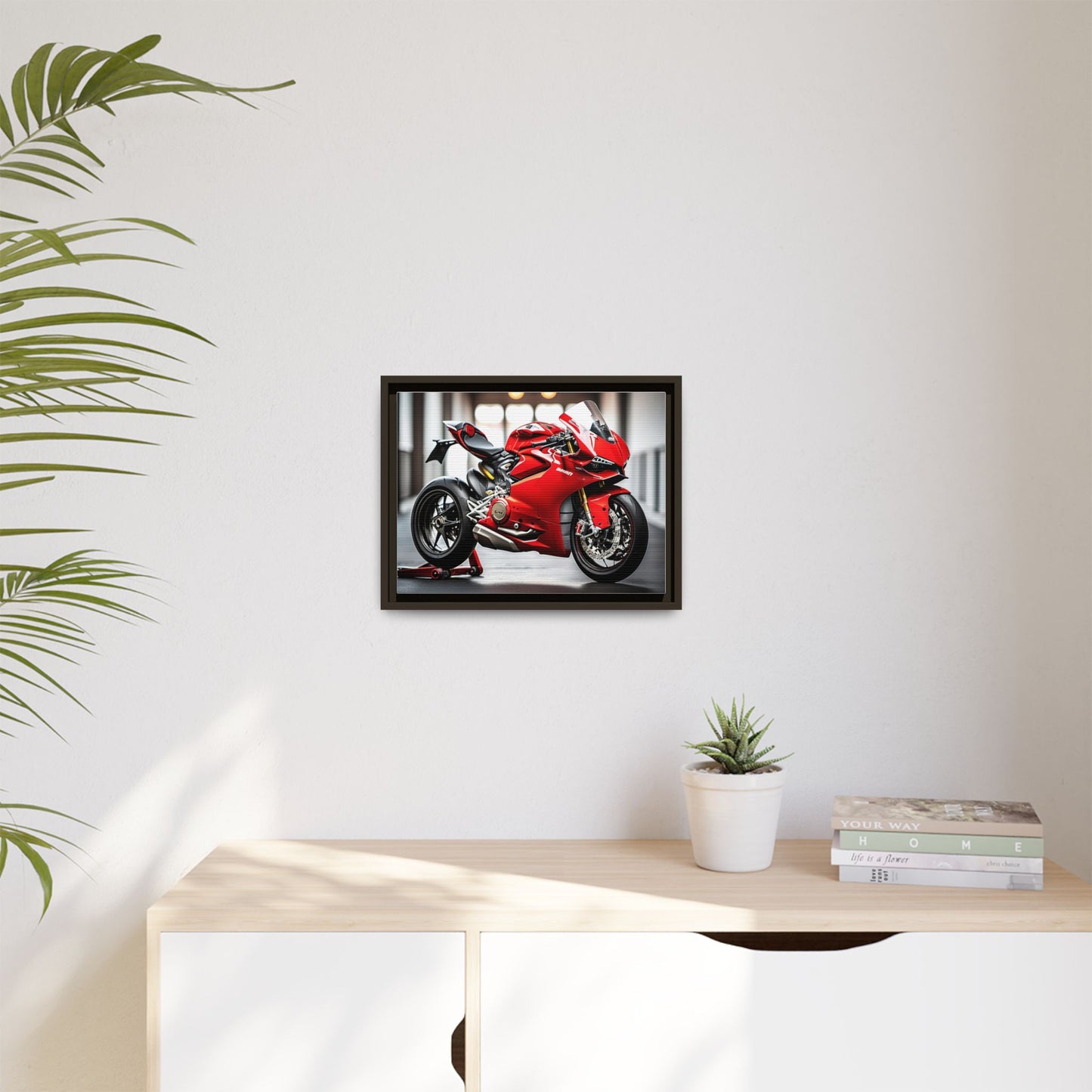 Toile, inspirée d'une jolie ducati panigale