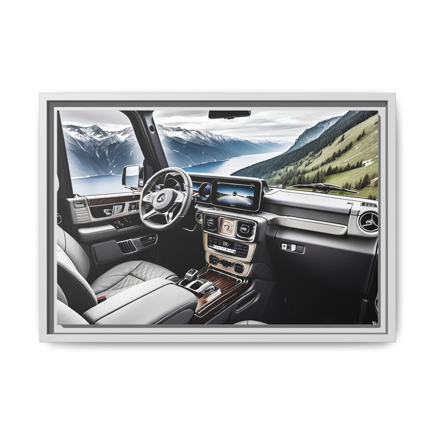 Magnifique toile, intérieur Mercedes Benz classe G