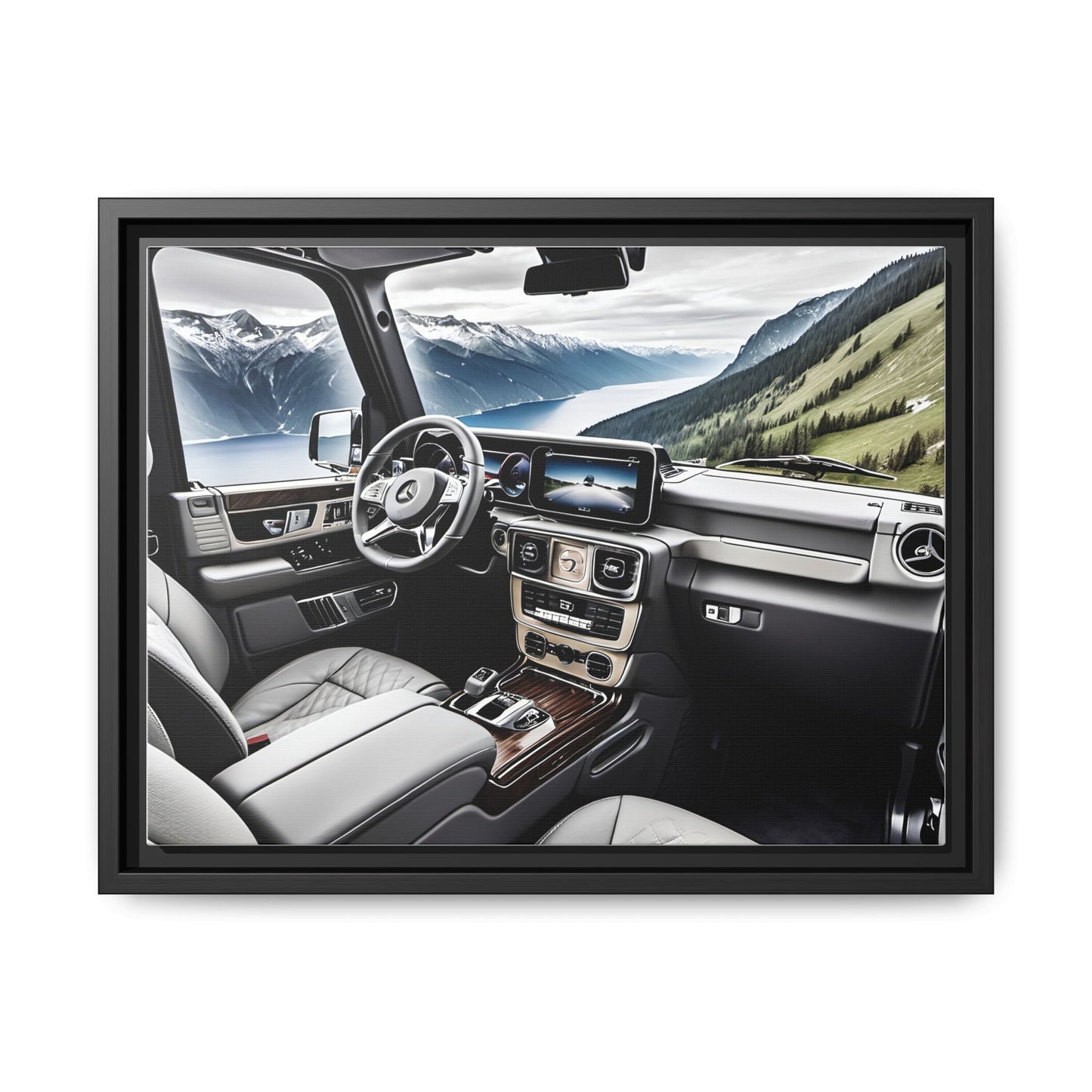 Magnifique toile, intérieur Mercedes Benz classe G