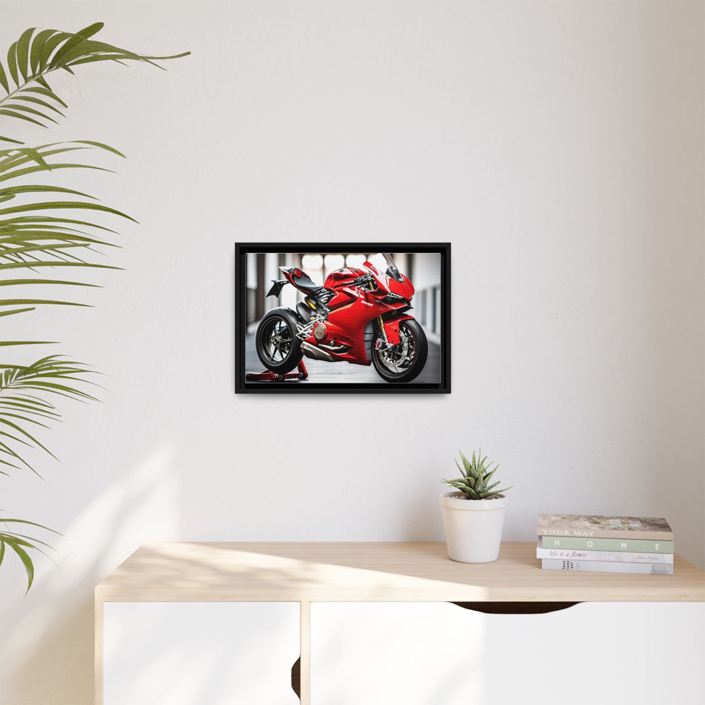 Toile, inspirée d'une jolie ducati panigale