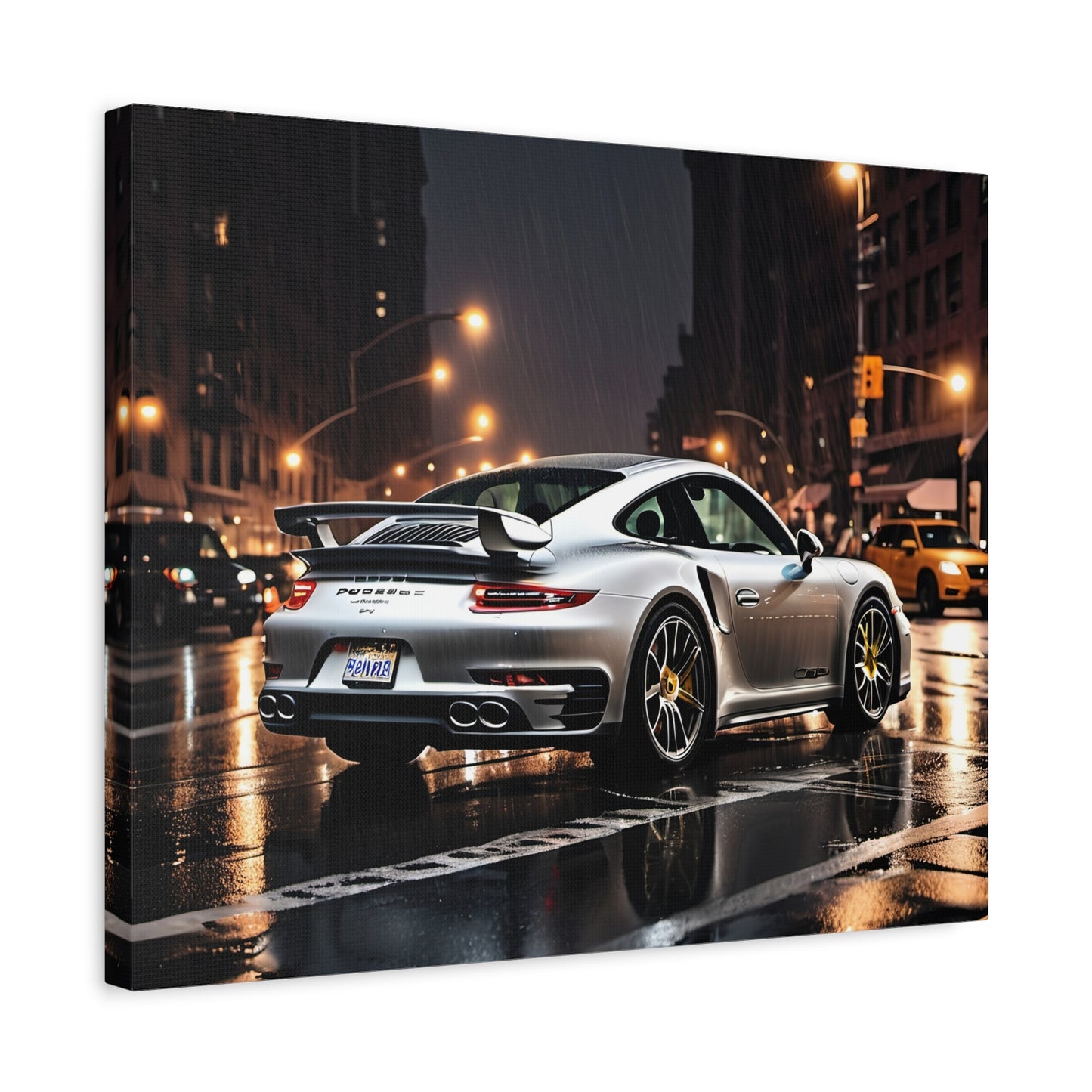 Décoration toile murale design de la Porsche 911 Turbo S