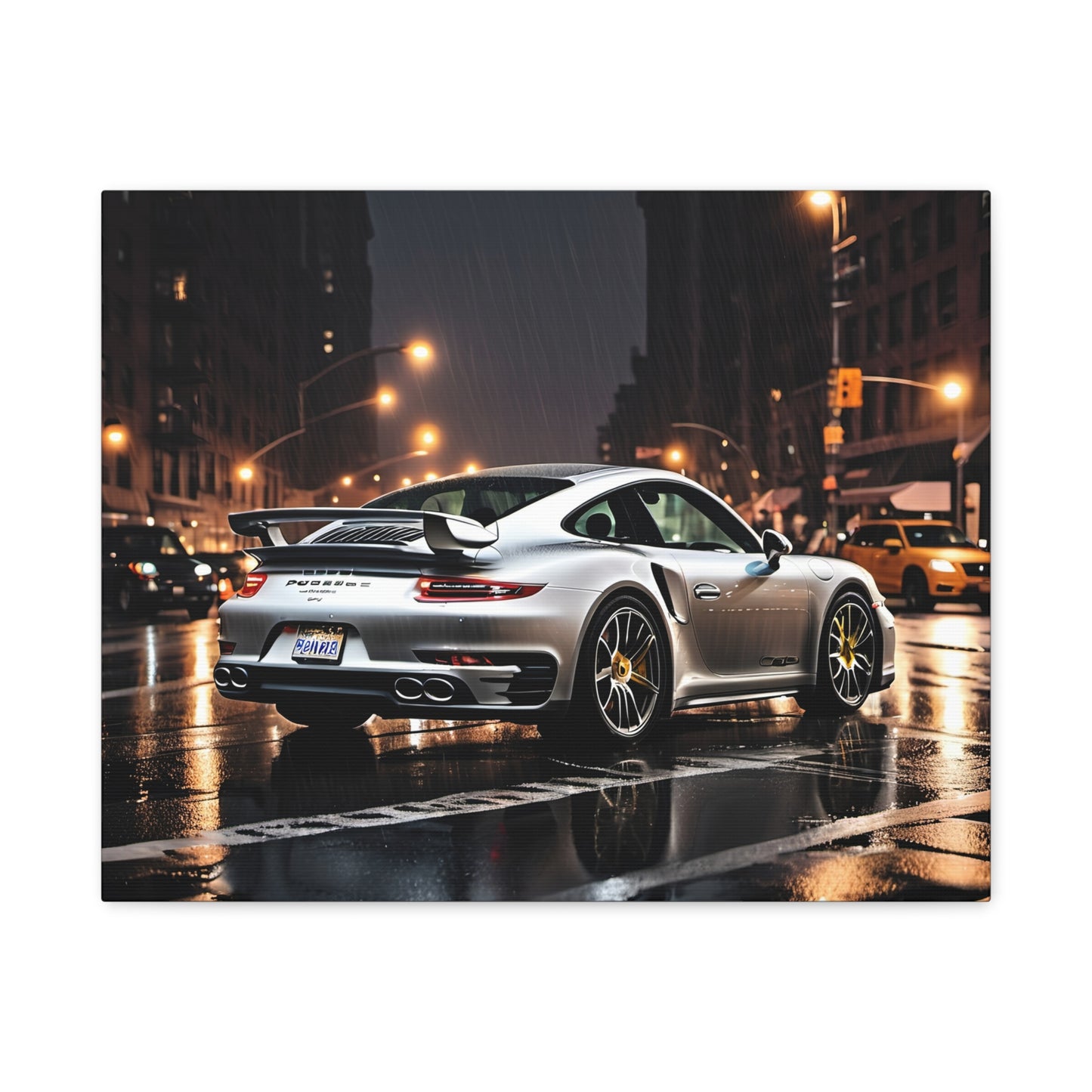 Décoration toile murale design de la Porsche 911 Turbo S